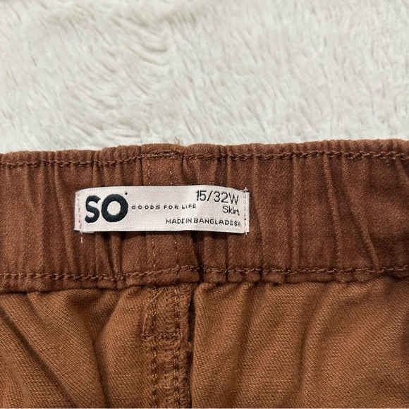 SO - Brown Cargo Mini Skirt - 15/32W - Picture 5 of 7